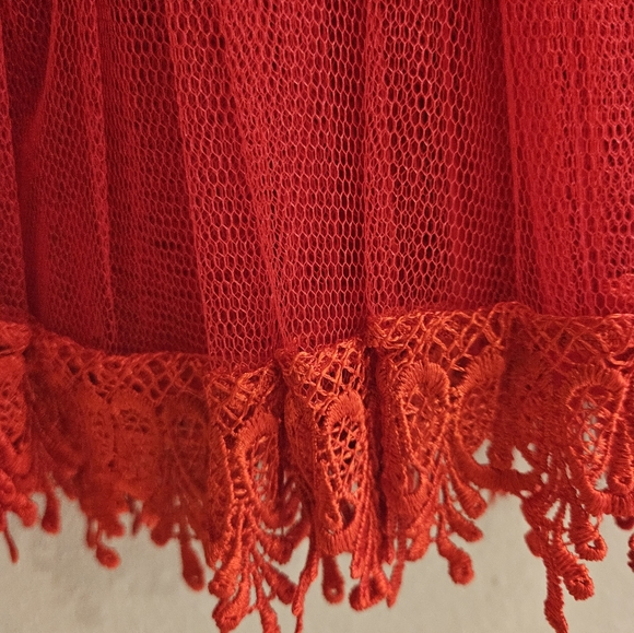 Red Tulle short small skirt for Halloween - Picture 5 of 5